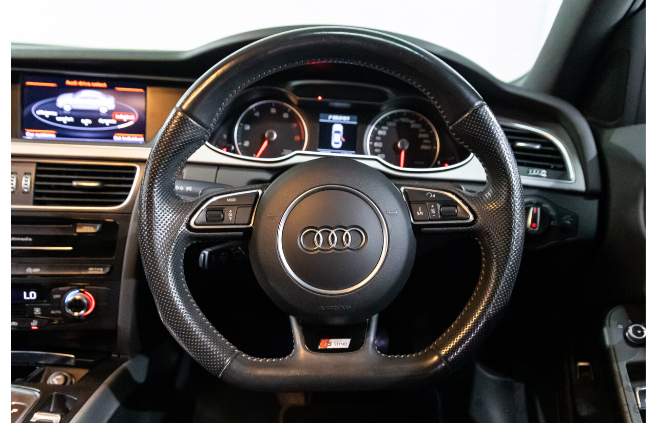 10/2014 Audi A4 2.0 TFSI Ambition Quattro (AWD) B8 (8K) MY14 4d Sedan Monsoon Grey Metallic Turbo 2.0L