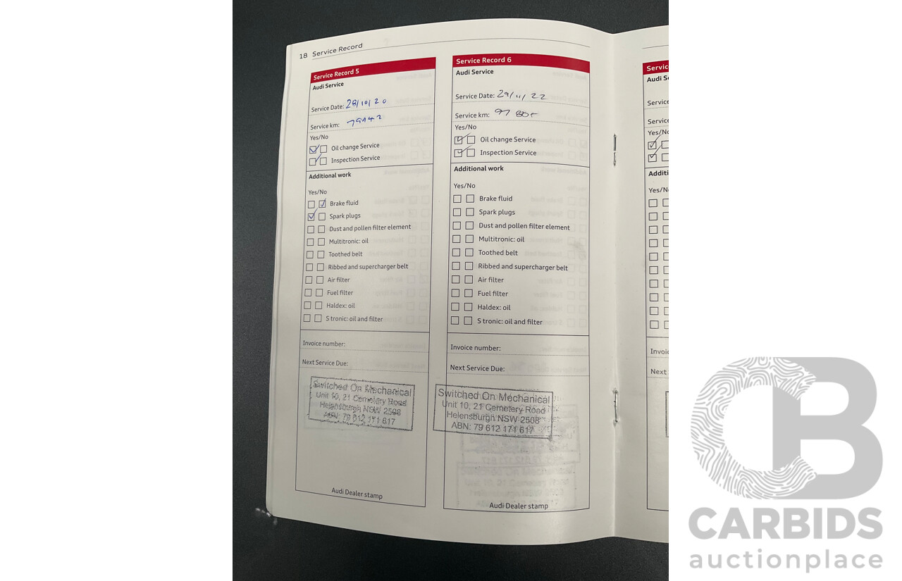 10/2014 Audi A4 2.0 TFSI Ambition Quattro (AWD) B8 (8K) MY14 4d Sedan Monsoon Grey Metallic Turbo 2.0L