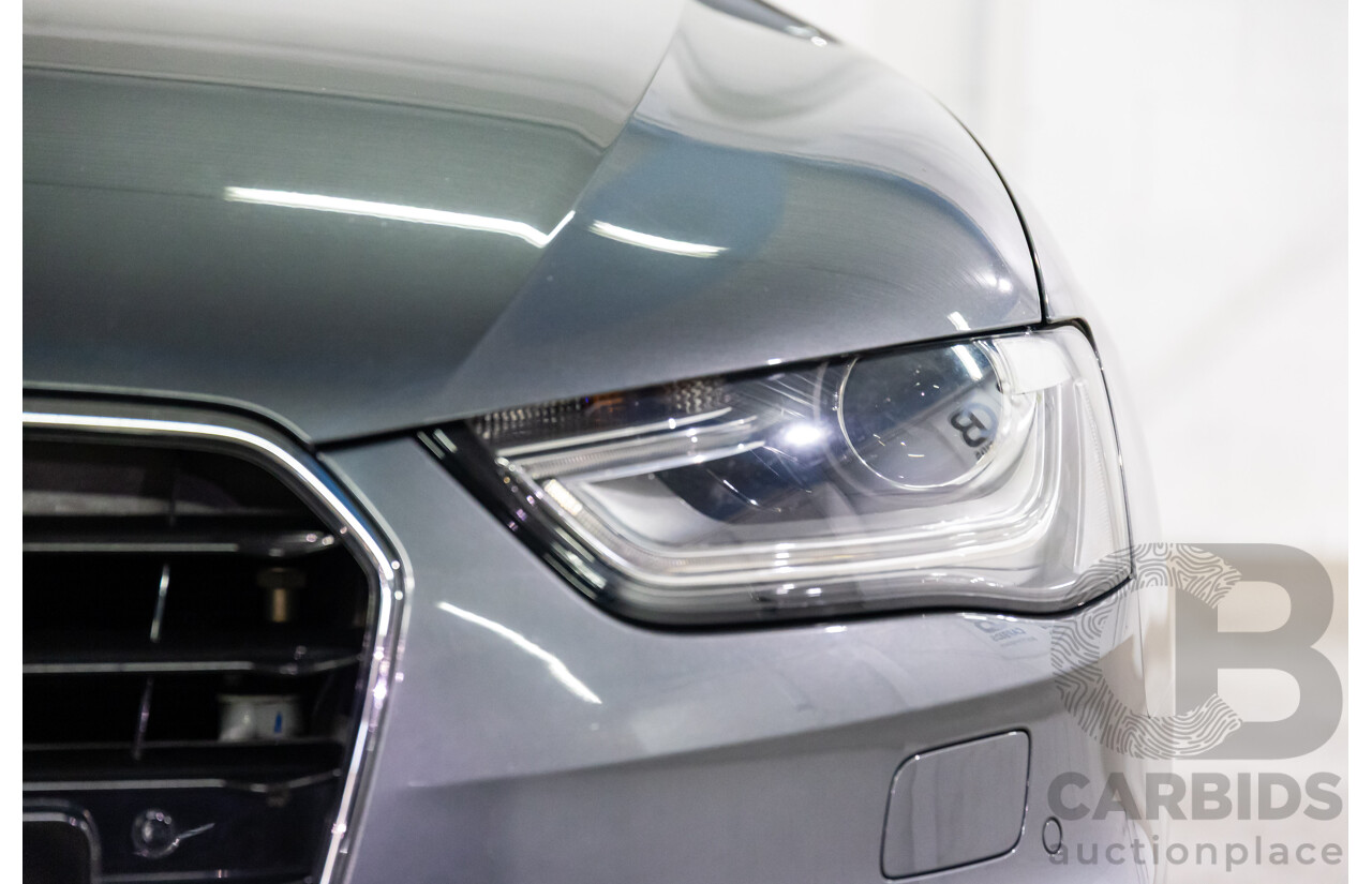 10/2014 Audi A4 2.0 TFSI Ambition Quattro (AWD) B8 (8K) MY14 4d Sedan Monsoon Grey Metallic Turbo 2.0L