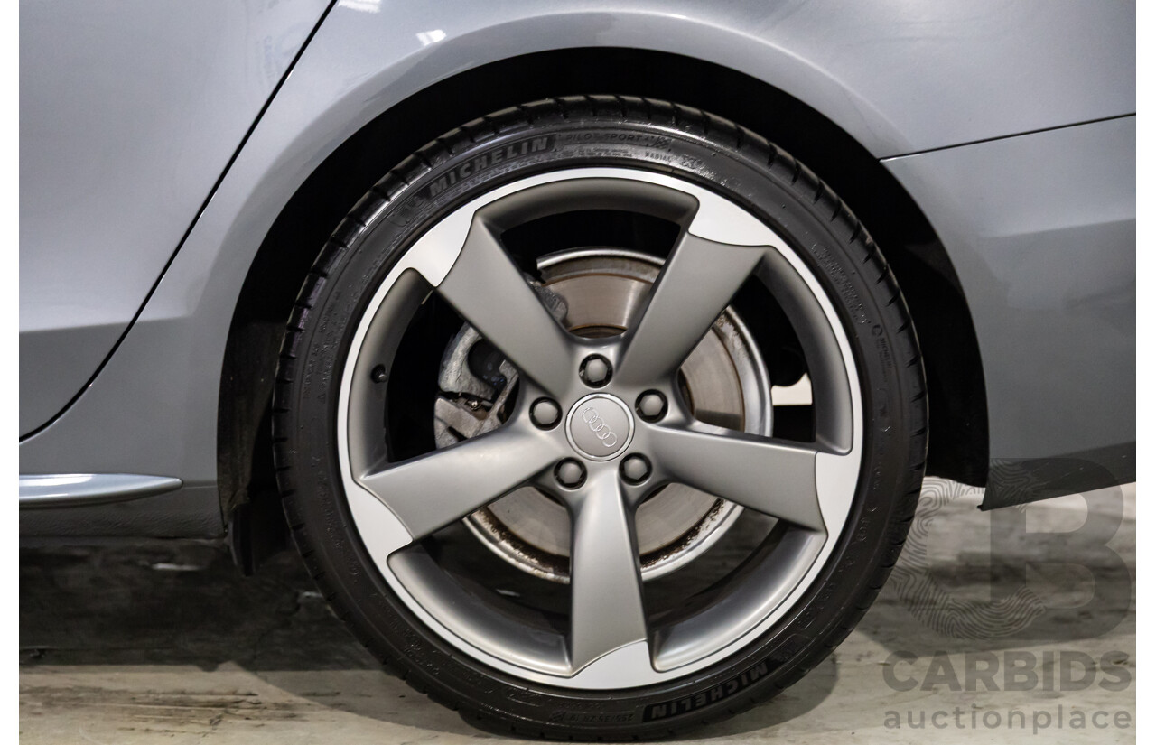 10/2014 Audi A4 2.0 TFSI Ambition Quattro (AWD) B8 (8K) MY14 4d Sedan Monsoon Grey Metallic Turbo 2.0L
