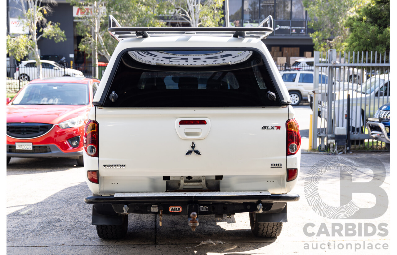 1/2011 Mitsubishi Triton GLX-R (4x4) MN MY11 Double Cab Utility Cool White Turbo Diesel 2.5L