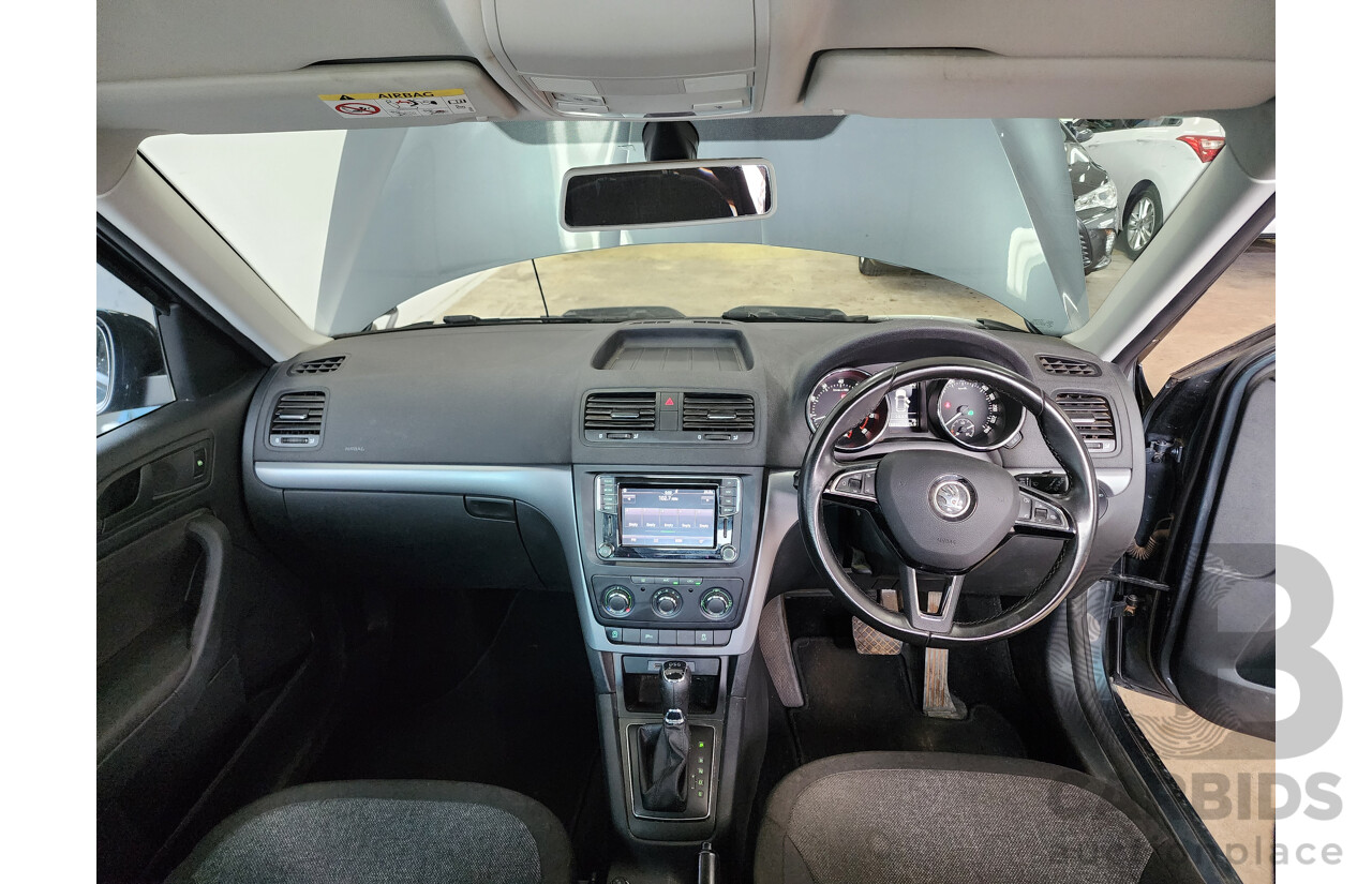 7/2016 Skoda Yeti 81 TSI Active (4x2) 5L MY16 4d Wagon Grey 1.2L