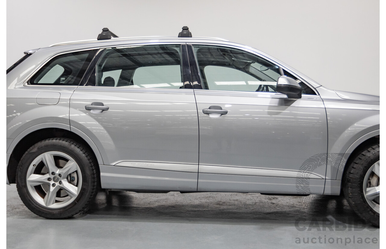8/2016 Audi Q7 3.0 TDI Quattro (AWD) 4M MY17 4D Wagon Floret Silver Metallic (160kW) 3.0L - 7 Seater