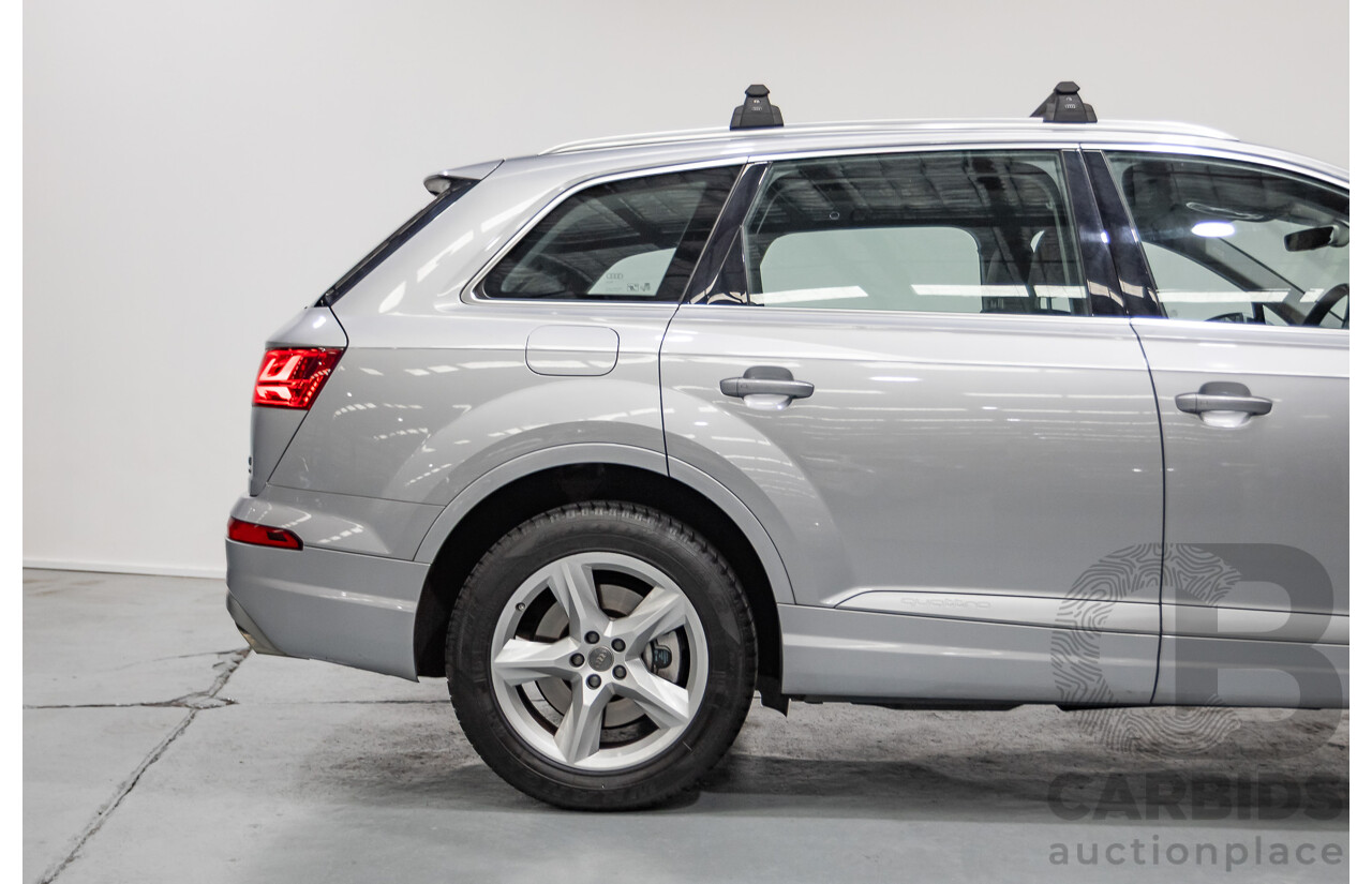 8/2016 Audi Q7 3.0 TDI Quattro (AWD) 4M MY17 4D Wagon Floret Silver Metallic (160kW) 3.0L - 7 Seater