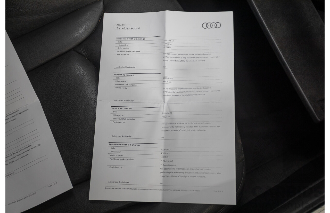 8/2016 Audi Q7 3.0 TDI Quattro (AWD) 4M MY17 4D Wagon Floret Silver Metallic (160kW) 3.0L - 7 Seater