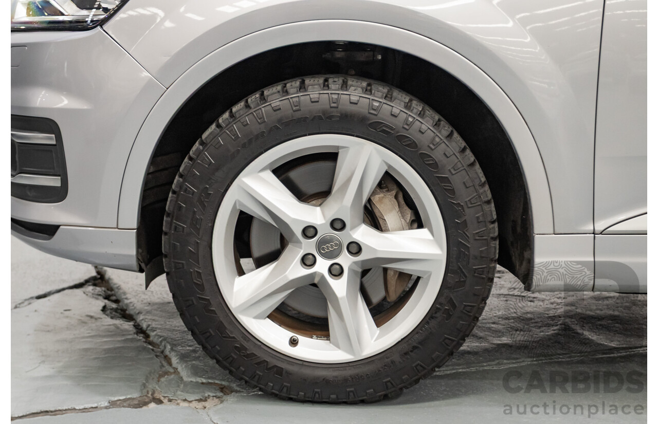 8/2016 Audi Q7 3.0 TDI Quattro (AWD) 4M MY17 4D Wagon Floret Silver Metallic (160kW) 3.0L - 7 Seater