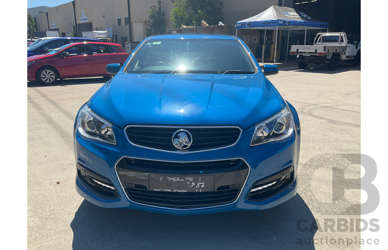 10/2014 Holden Commodore SV6 VF MY15 4d Sedan Perfect Blue V6 3.6L