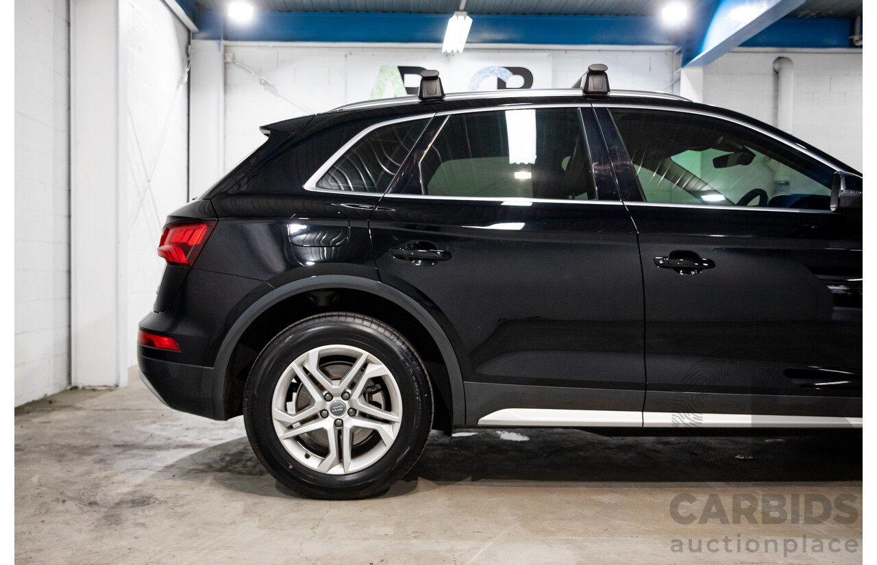 06/2019 Audi Q5 40 TDI Quattro Design (AWD) FY MY19 4d Wagon Brilliant Black Turbo Diesel 2.0L