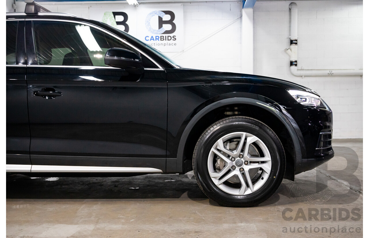 06/2019 Audi Q5 40 TDI Quattro Design (AWD) FY MY19 4d Wagon Brilliant Black Turbo Diesel 2.0L