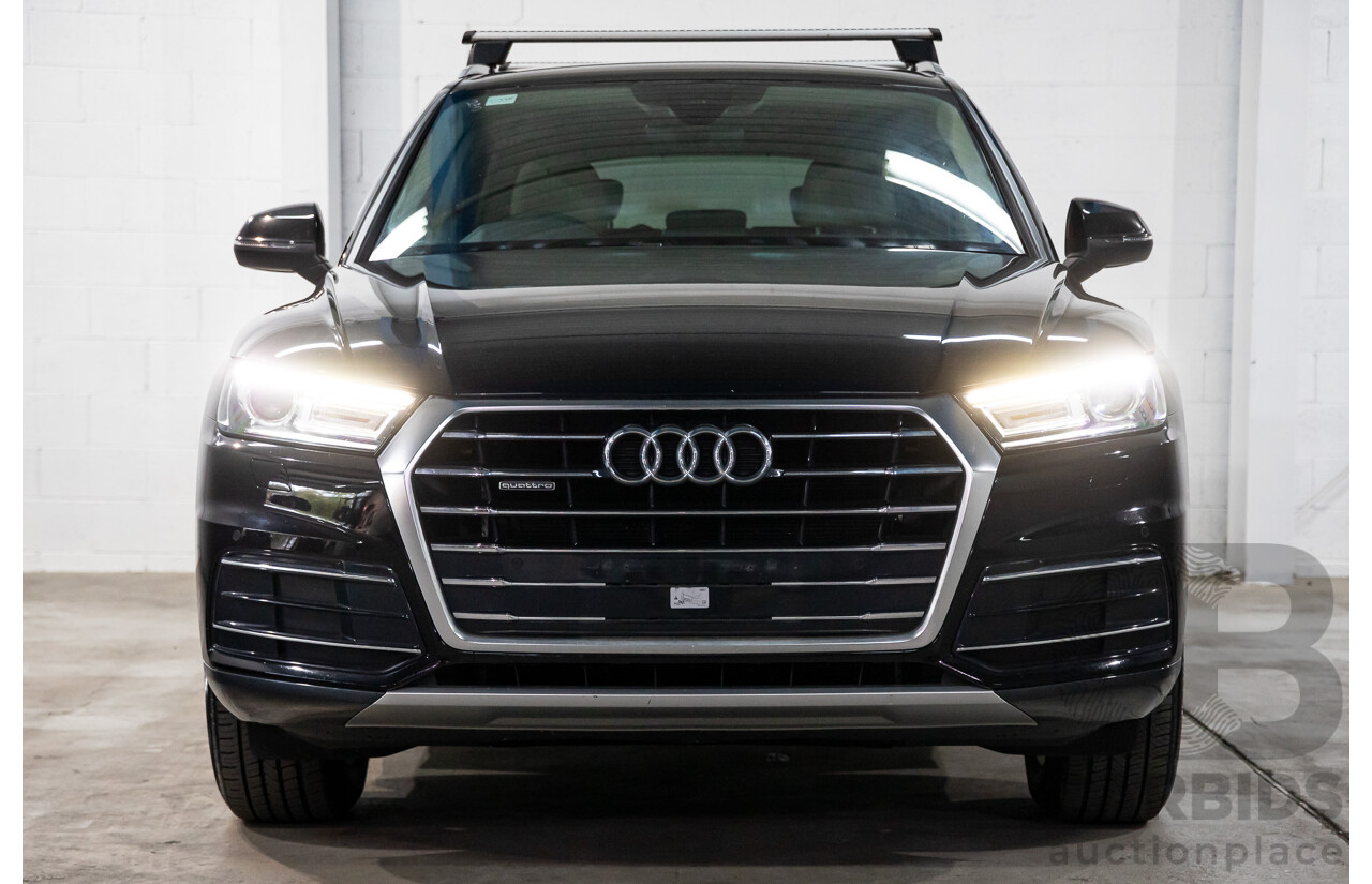 06/2019 Audi Q5 40 TDI Quattro Design (AWD) FY MY19 4d Wagon Brilliant Black Turbo Diesel 2.0L