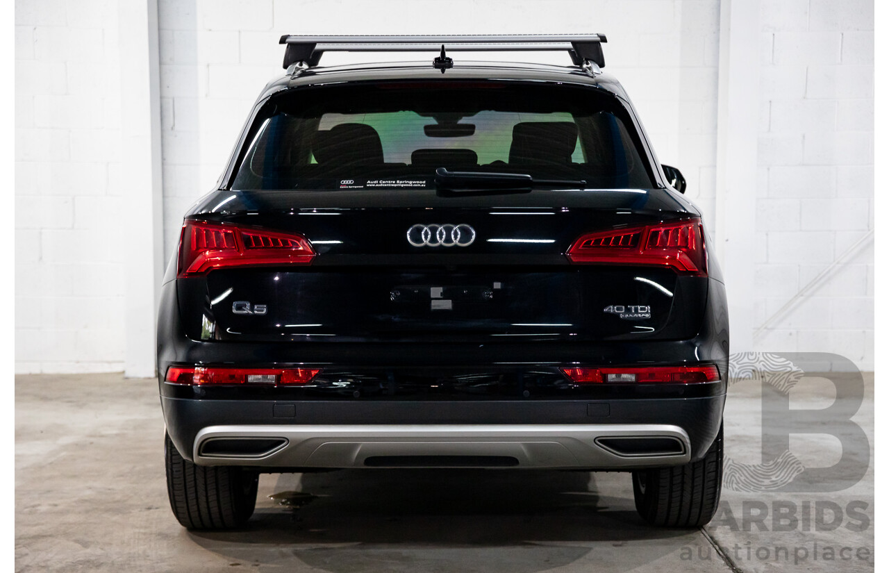 06/2019 Audi Q5 40 TDI Quattro Design (AWD) FY MY19 4d Wagon Brilliant Black Turbo Diesel 2.0L