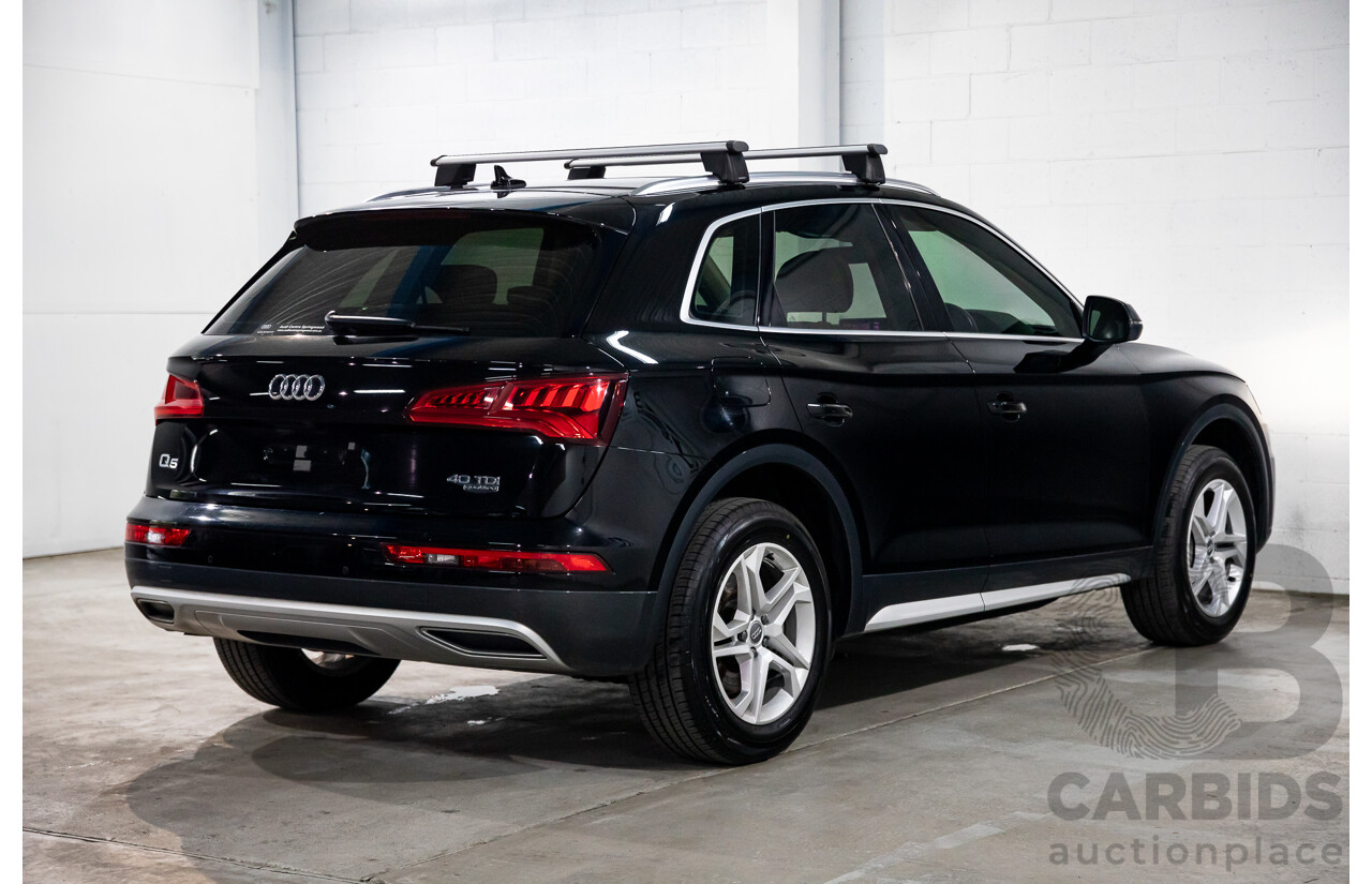 06/2019 Audi Q5 40 TDI Quattro Design (AWD) FY MY19 4d Wagon Brilliant Black Turbo Diesel 2.0L