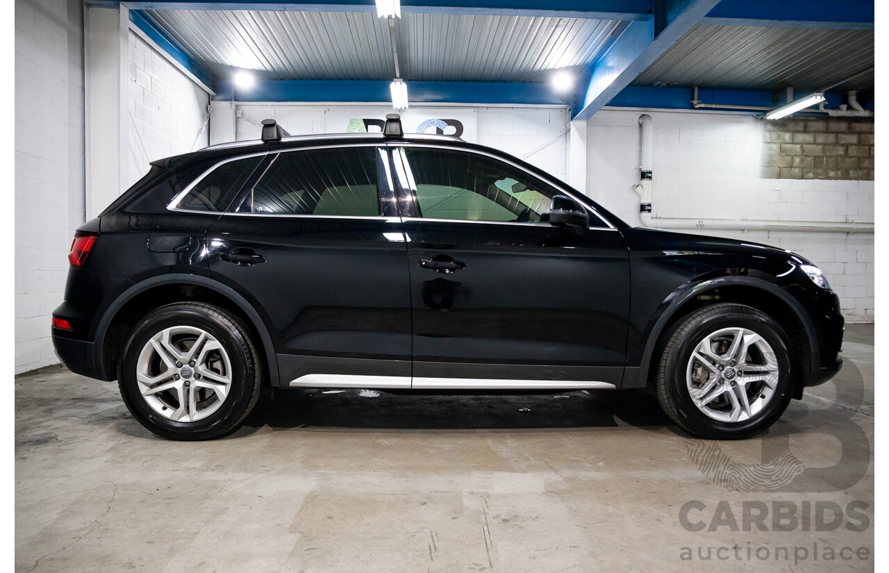 06/2019 Audi Q5 40 TDI Quattro Design (AWD) FY MY19 4d Wagon Brilliant Black Turbo Diesel 2.0L