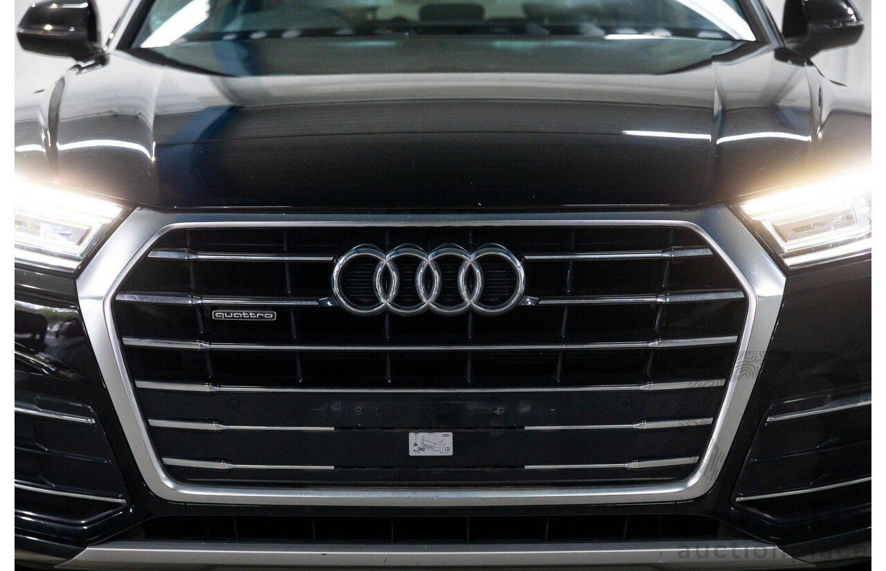 06/2019 Audi Q5 40 TDI Quattro Design (AWD) FY MY19 4d Wagon Brilliant Black Turbo Diesel 2.0L