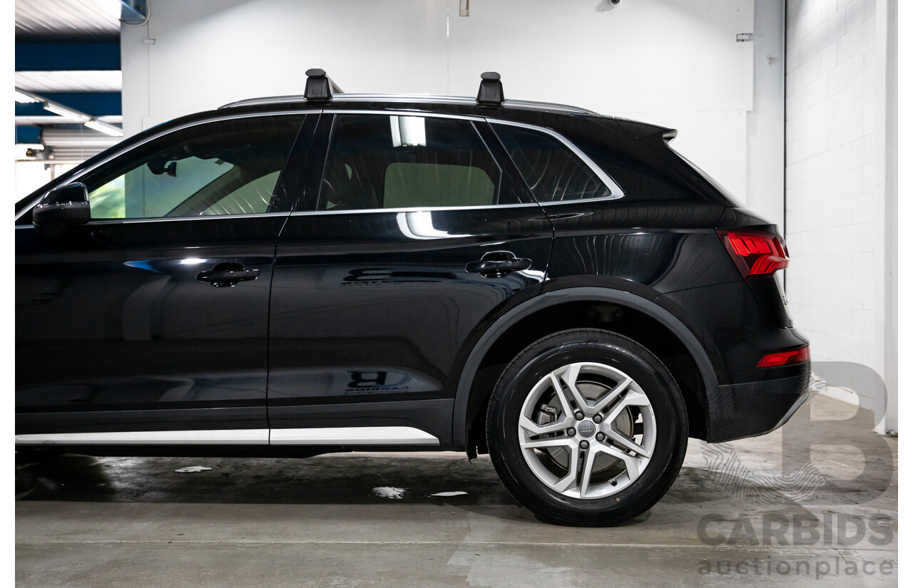 06/2019 Audi Q5 40 TDI Quattro Design (AWD) FY MY19 4d Wagon Brilliant Black Turbo Diesel 2.0L