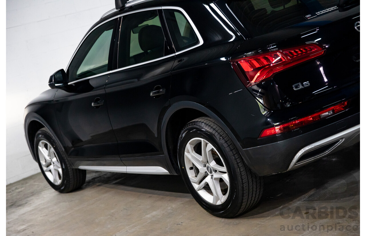 06/2019 Audi Q5 40 TDI Quattro Design (AWD) FY MY19 4d Wagon Brilliant Black Turbo Diesel 2.0L