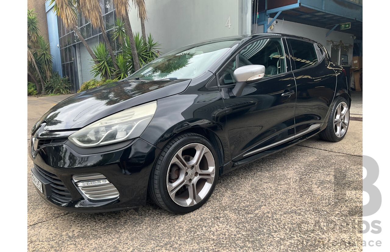 2/2015 Renault Clio GT X98 5d Hatchback Black 1.2L