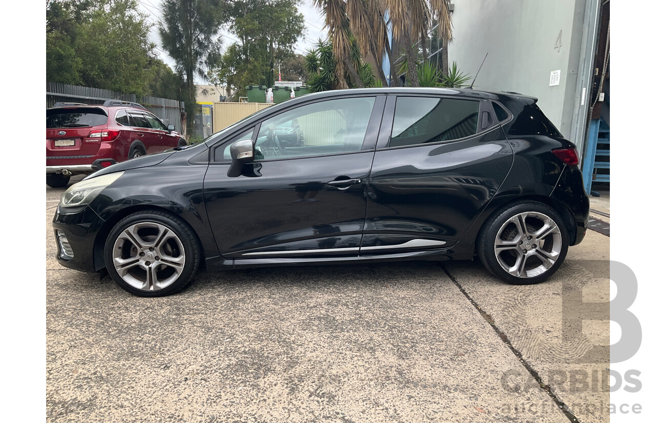 2/2015 Renault Clio GT X98 5d Hatchback Black 1.2L