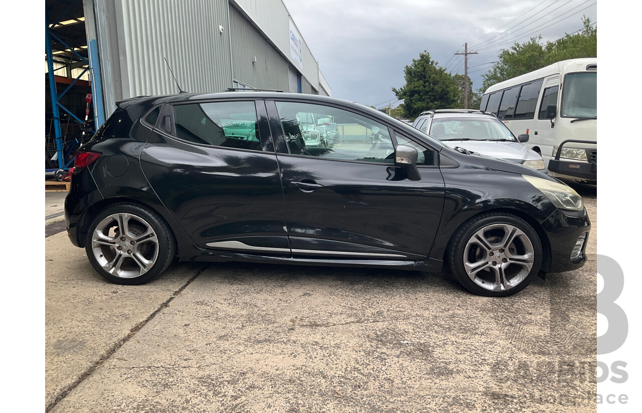 2/2015 Renault Clio GT X98 5d Hatchback Black 1.2L