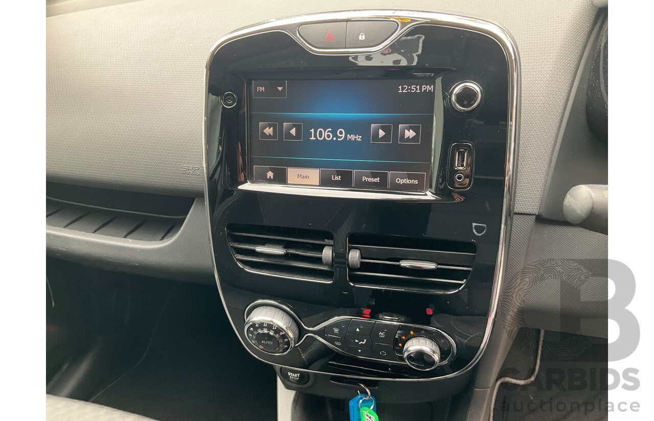 2/2015 Renault Clio GT X98 5d Hatchback Black 1.2L