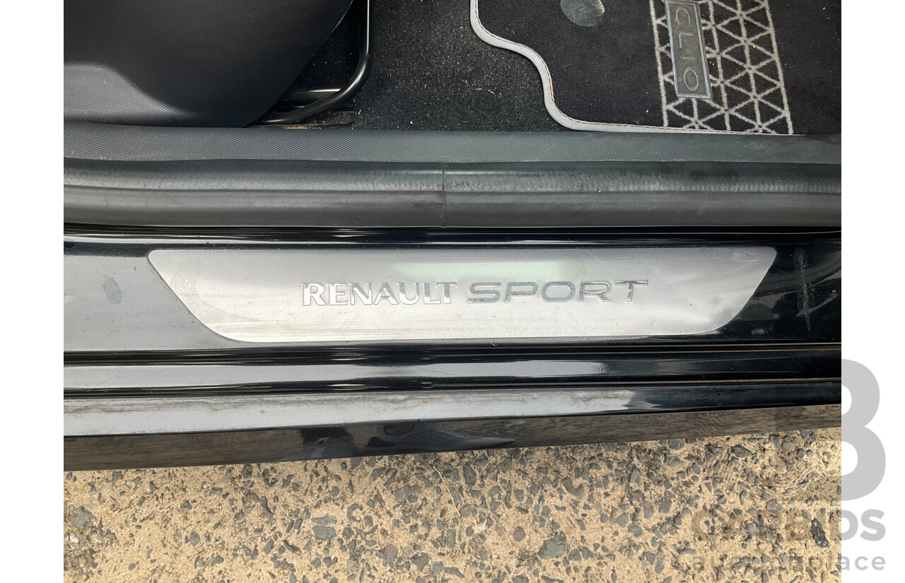 2/2015 Renault Clio GT X98 5d Hatchback Black 1.2L