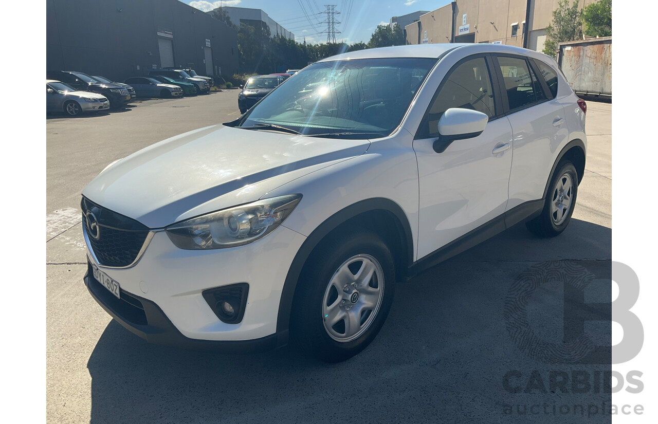 8/2014 Mazda CX-5 Maxx (4x2) MY13 Upgrade 4d Wagon Crystal White Pearl 2.0L