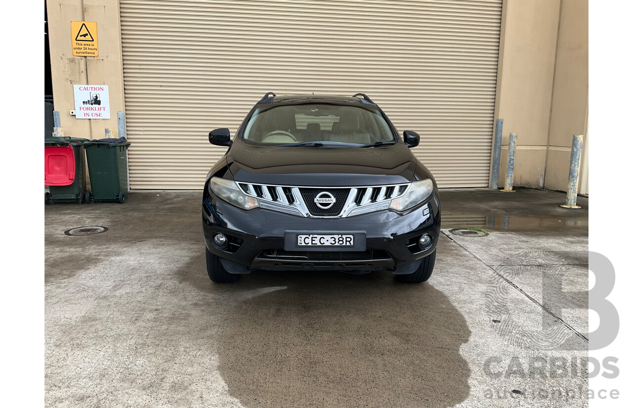 3/2011 Nissan Murano Ti Z51 MY10 4d Wagon Black V6 3.5L