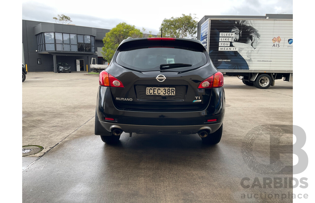 3/2011 Nissan Murano Ti Z51 MY10 4d Wagon Black V6 3.5L