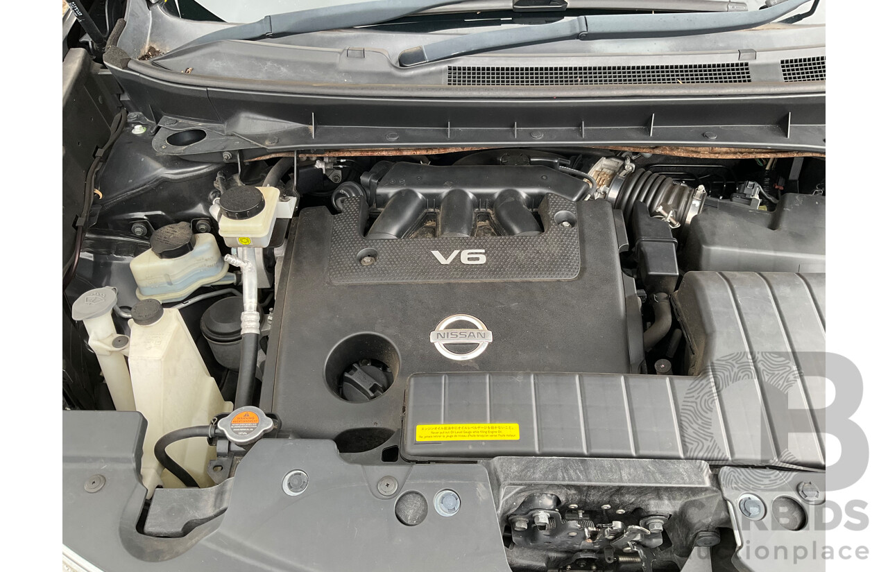 3/2011 Nissan Murano Ti Z51 MY10 4d Wagon Black V6 3.5L