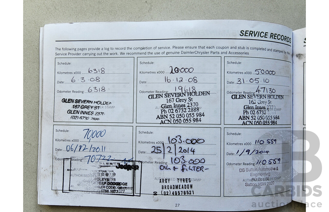 2/2007 Jeep Cherokee Limited (4x4) KJ MY05 UPGRADE II 4d Wagon Gold 2.8L