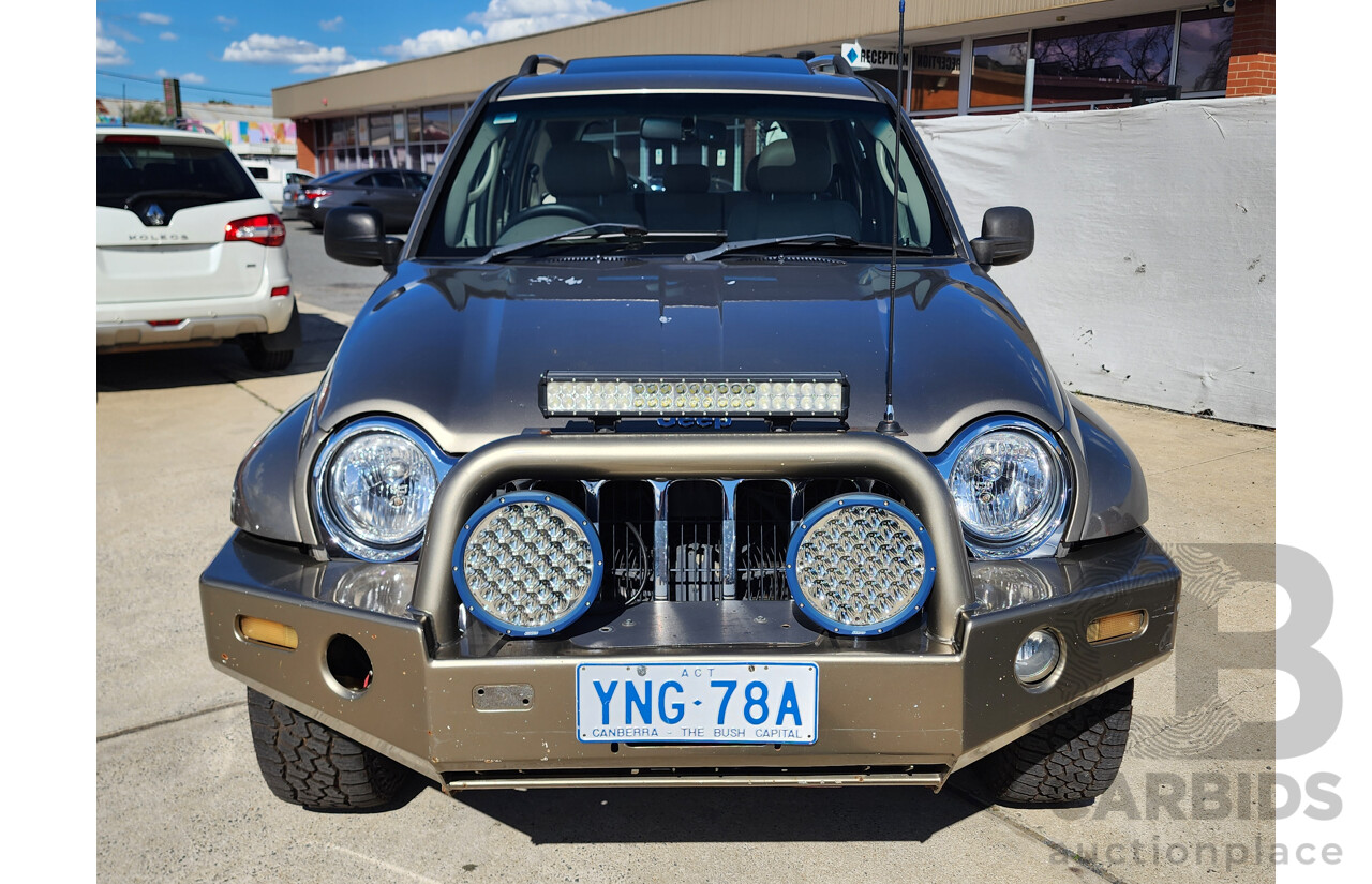 2/2007 Jeep Cherokee Limited (4x4) KJ MY05 UPGRADE II 4d Wagon Gold 2.8L