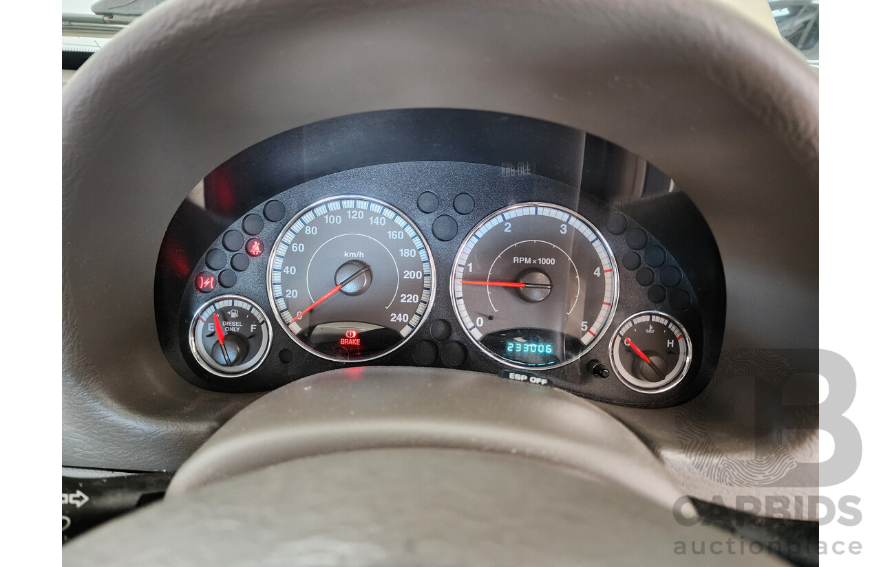 2/2007 Jeep Cherokee Limited (4x4) KJ MY05 UPGRADE II 4d Wagon Gold 2.8L