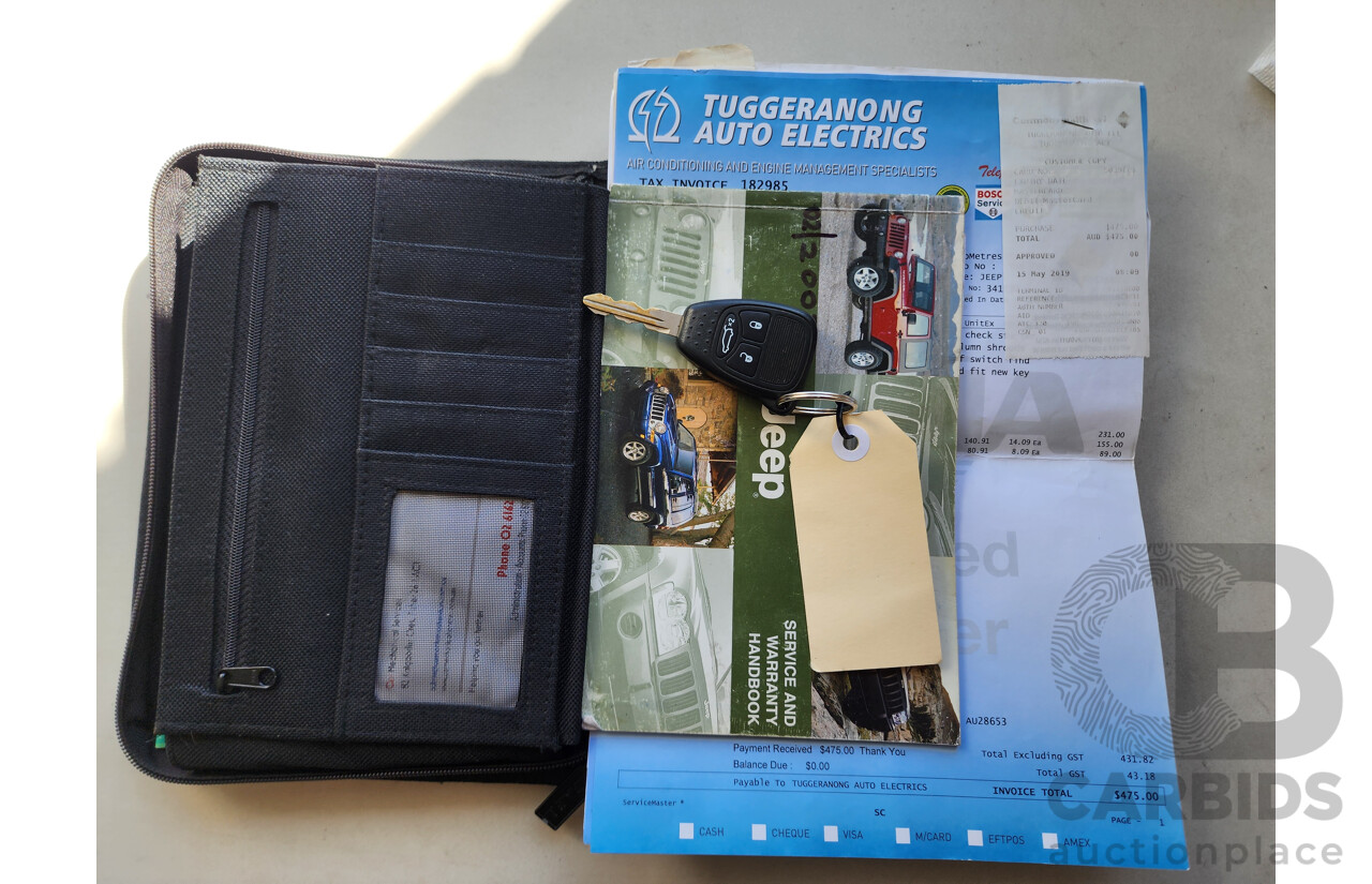 2/2007 Jeep Cherokee Limited (4x4) KJ MY05 UPGRADE II 4d Wagon Gold 2.8L