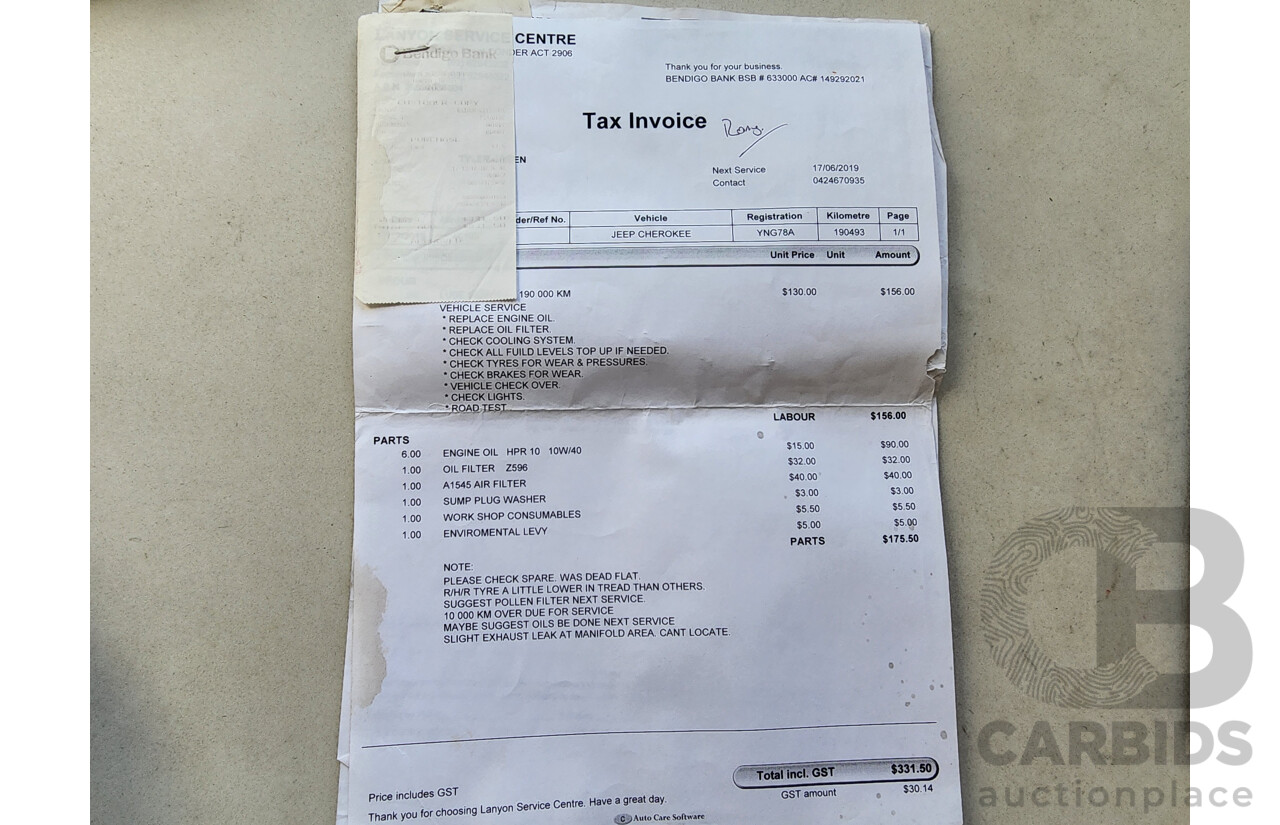 2/2007 Jeep Cherokee Limited (4x4) KJ MY05 UPGRADE II 4d Wagon Gold 2.8L