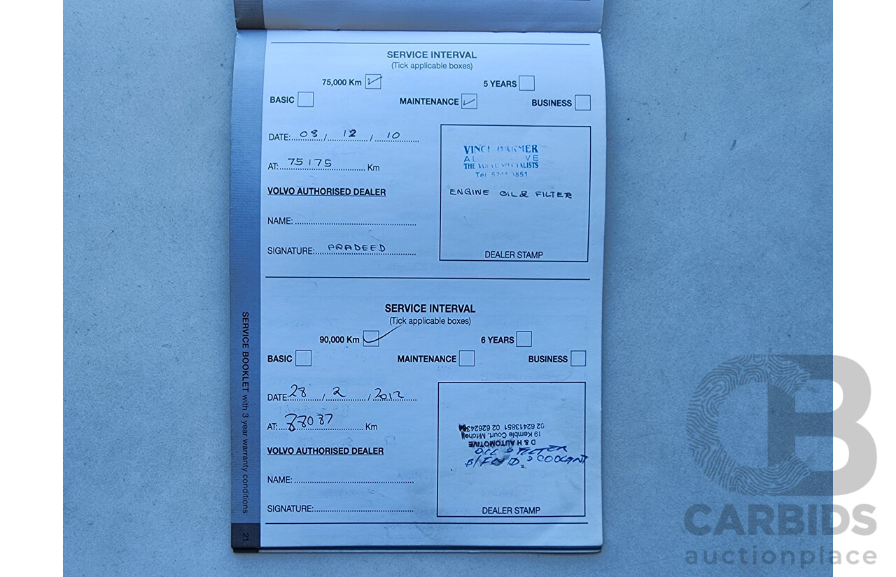 8/2006 Volvo S40 2.4 S MY06 4d Sedan White 2.4L