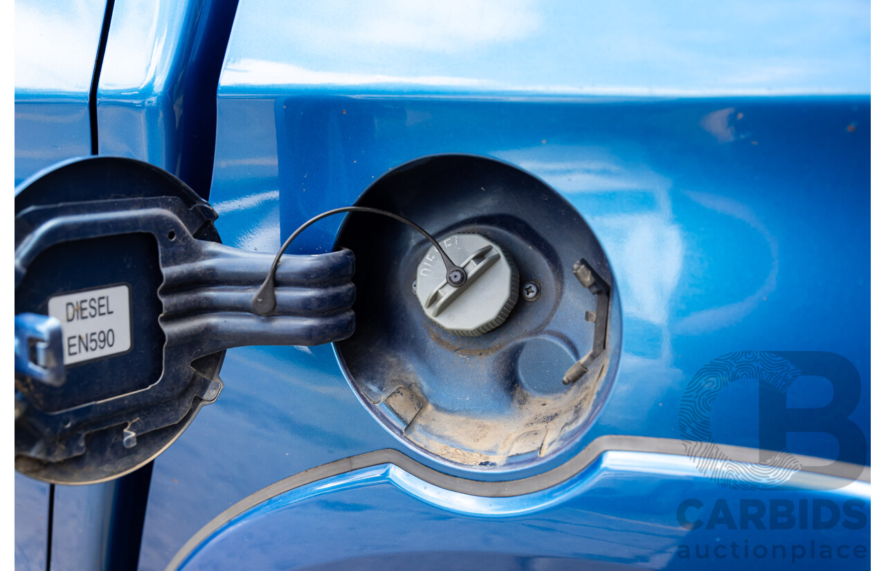 12/2015 Mitsubishi Triton GLS (4x4) MQ MY16 Dual Cab Utility Blue Turbo Diesel 2.4L