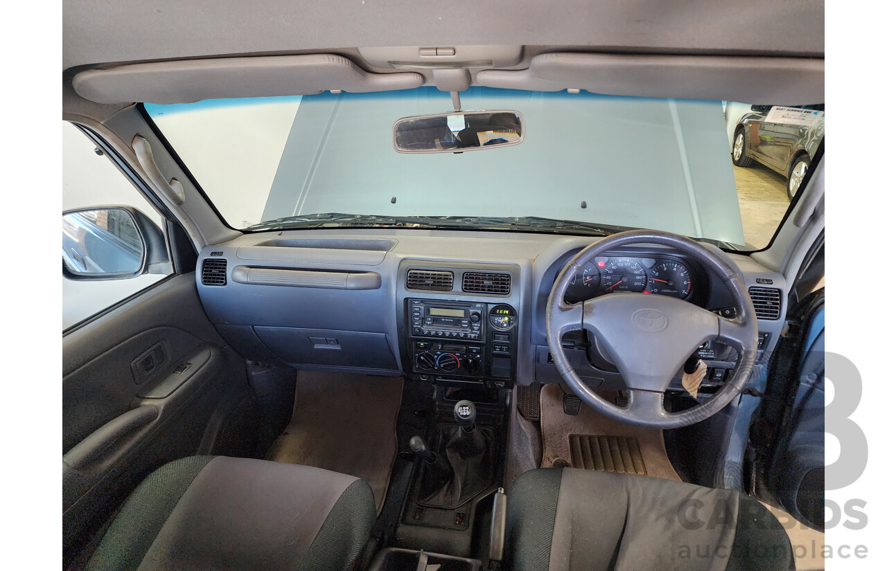 8/1999 Toyota Landcruiser Prado GXL (4x4) VZJ95R 4d Wagon Blue 3.4L