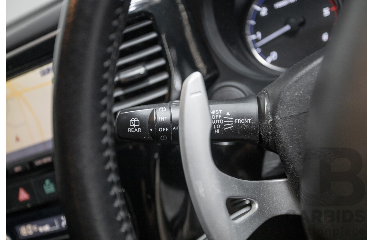 4/2015 Mitsubishi Outlander XLS (4x4) ZK MY16 4d Wagon Titanium Metallic Grey Turbo Diesel 2.3L
