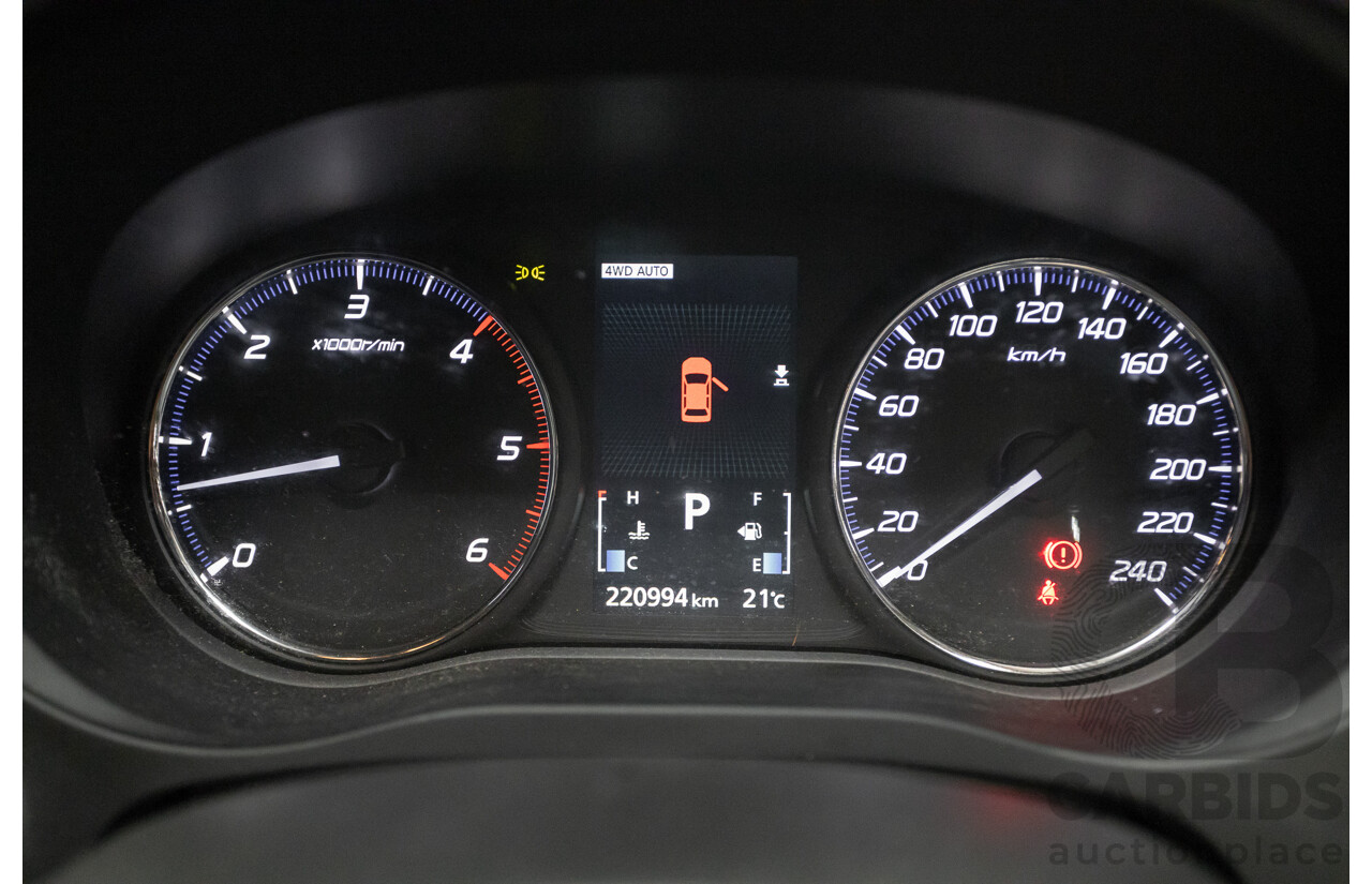 4/2015 Mitsubishi Outlander XLS (4x4) ZK MY16 4d Wagon Titanium Metallic Grey Turbo Diesel 2.3L