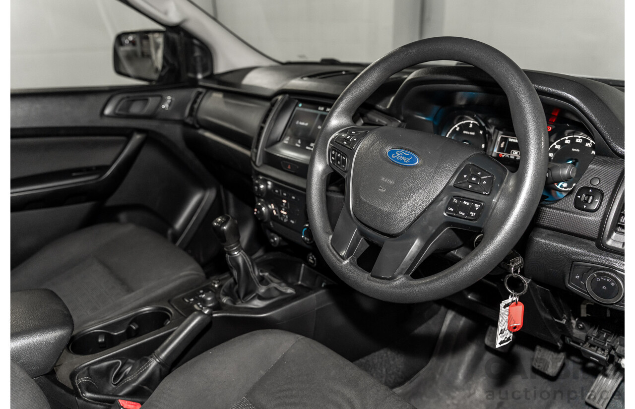 09/2016 Ford Ranger XL 3.2 (4x4) 4x4 PX MKII MY17 C/Chas Frozen White Turbo Diesel 3.2L