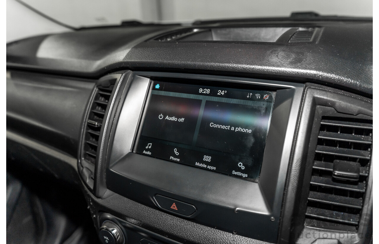 09/2016 Ford Ranger XL 3.2 (4x4) 4x4 PX MKII MY17 C/Chas Frozen White Turbo Diesel 3.2L