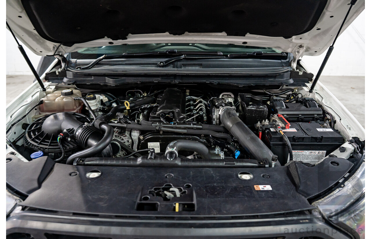 09/2016 Ford Ranger XL 3.2 (4x4) 4x4 PX MKII MY17 C/Chas Frozen White Turbo Diesel 3.2L