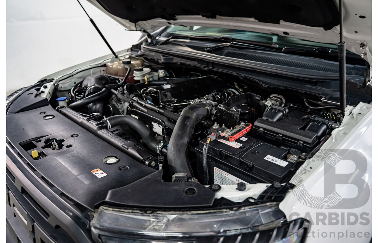 09/2016 Ford Ranger XL 3.2 (4x4) 4x4 PX MKII MY17 C/Chas Frozen White Turbo Diesel 3.2L