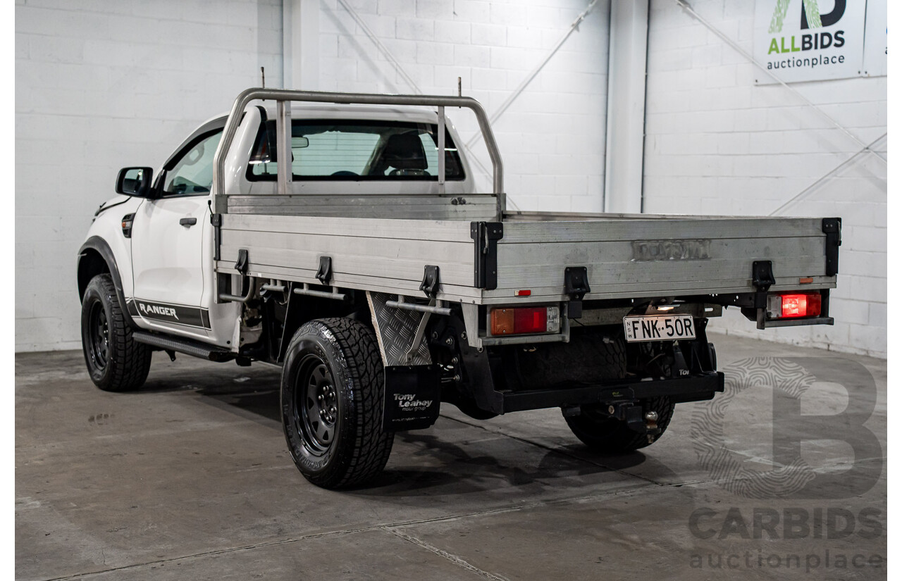09/2016 Ford Ranger XL 3.2 (4x4) 4x4 PX MKII MY17 C/Chas Frozen White Turbo Diesel 3.2L