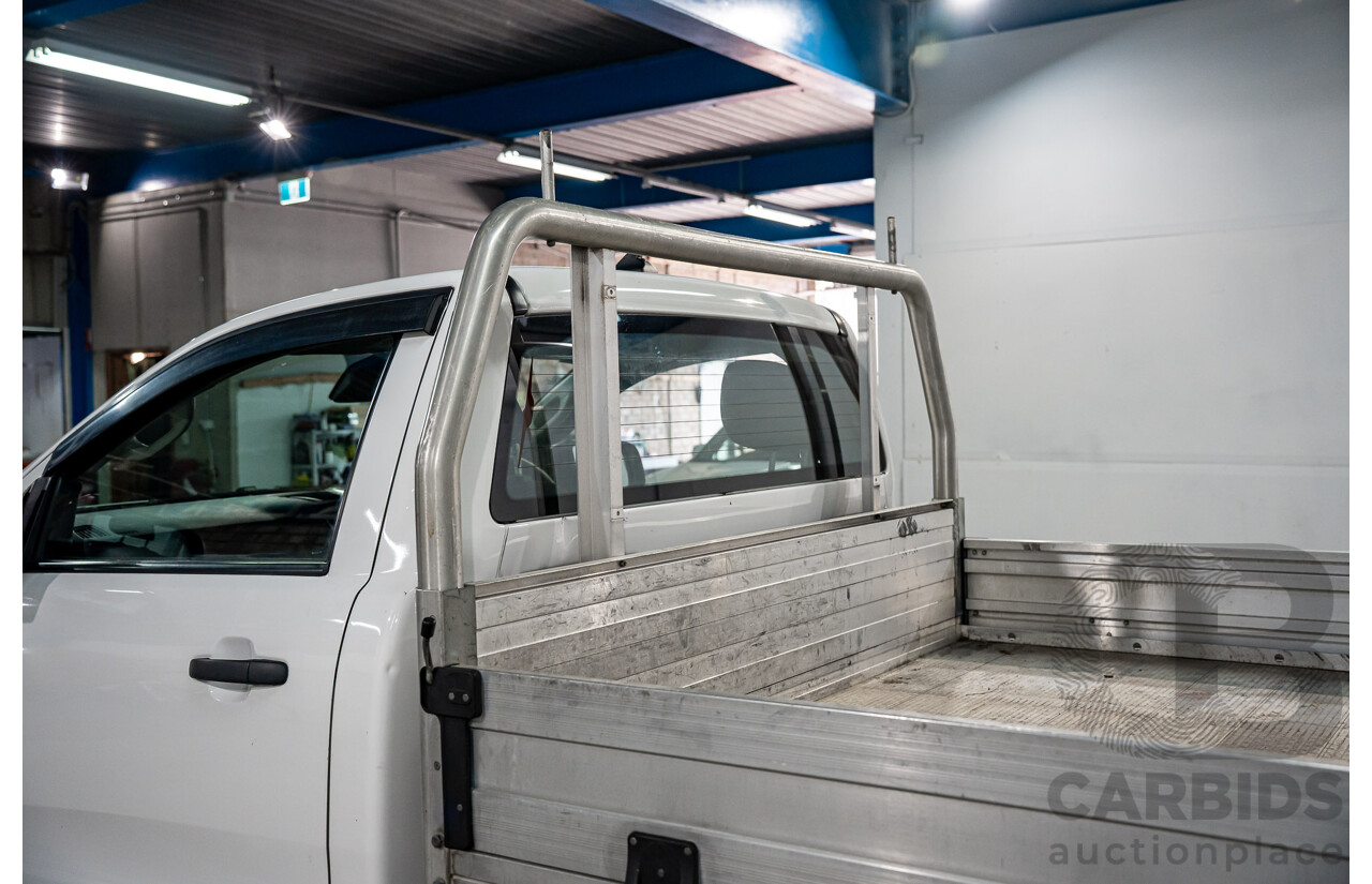 09/2016 Ford Ranger XL 3.2 (4x4) 4x4 PX MKII MY17 C/Chas Frozen White Turbo Diesel 3.2L