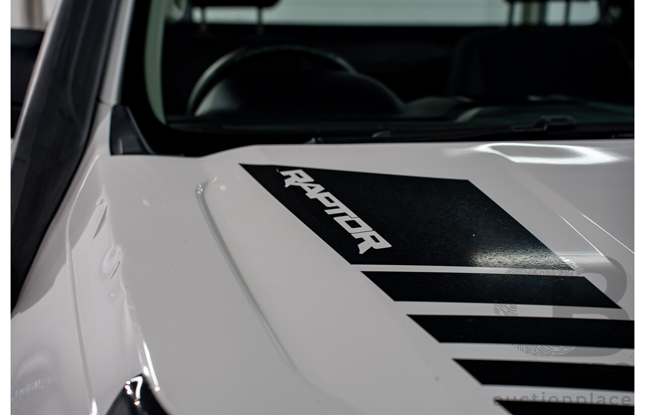 09/2016 Ford Ranger XL 3.2 (4x4) 4x4 PX MKII MY17 C/Chas Frozen White Turbo Diesel 3.2L