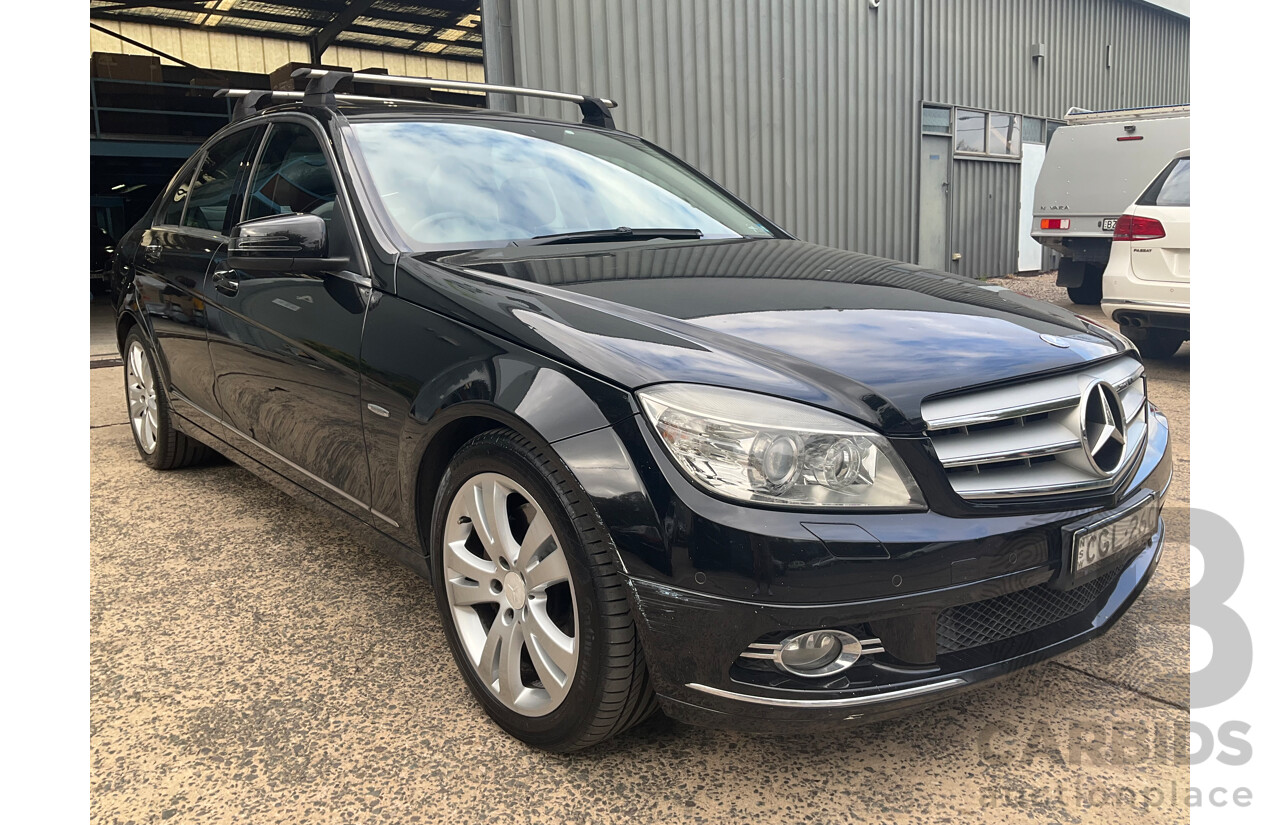 6/2009 Mercedes-Benz C320 CDI Avantgarde W204 4d Sedan Obsidian Black Turbo Diesel V6 3.0L