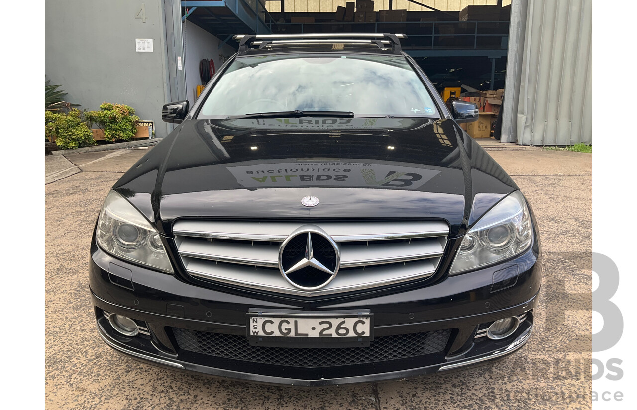 6/2009 Mercedes-Benz C320 CDI Avantgarde W204 4d Sedan Obsidian Black Turbo Diesel V6 3.0L