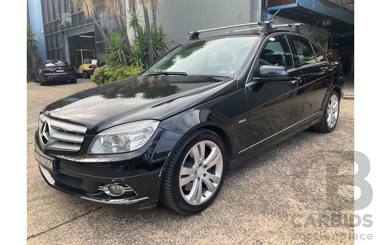 6/2009 Mercedes-Benz C320 CDI Avantgarde W204 4d Sedan Obsidian Black Turbo Diesel V6 3.0L