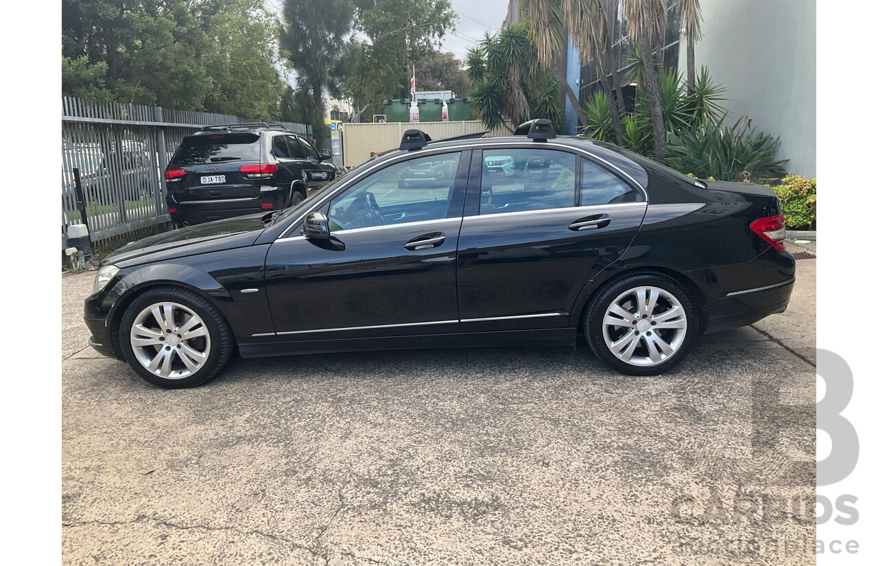 6/2009 Mercedes-Benz C320 CDI Avantgarde W204 4d Sedan Obsidian Black Turbo Diesel V6 3.0L